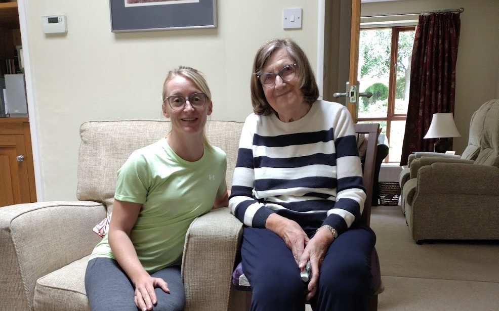 Emma from Activation Health with client Ann